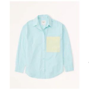 A&F Oversized Button-Up Shirt